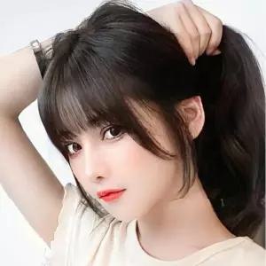 인조모 3D 앞머리 가발 티안나는 여성 시스루뱅 자연스러운 부분가발