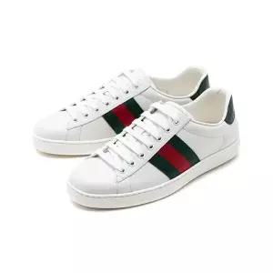[GUCCI] 구찌 에이스 가죽 남성 스니커즈 386750-A3830-9071