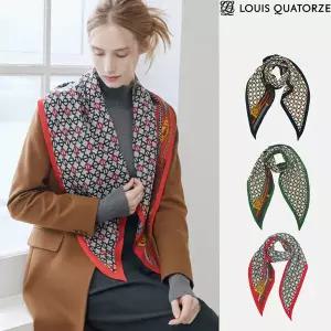 루이까또즈 이보르 WoolSilk 마름모 스카프