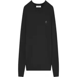 메종키츠네 FOX HEAD PATCH REGULAR JUMPER LM00811KT1036-P199) 폭스헤드 패치 메리노 라운드넥 니트)