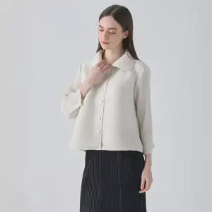 [요이츠](택가 185000원)[요이츠] 모던 시크 가로주름 플리츠 자켓_YK02WNPJK08