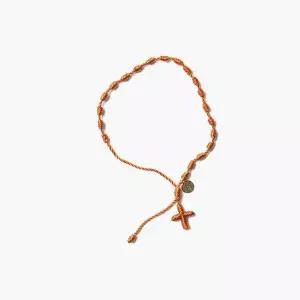 [샌프란시스코마켓](강남점)OJO DE MEX 오호 데 멕스 MEXICAN ROSARIO BRACELET ORANGE BROWN OJE2M8000...