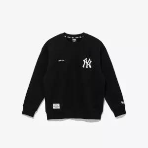 뉴에라 NEW ERA 키즈 뉴욕 양키스 팀 로고 맨투맨 블랙14863829 438992