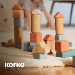 친환경 원목 블록 세트 아기 유아 장난감 블록 선물