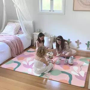 이쁜 귀여운 플레이 놀이 매트 아기 유아 거실 방수