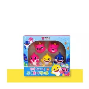 [핑크퐁] 상어가족 (5pcs) 모래놀이도구세트 모래성만들기도구 상어가족장난감 모래놀이장난감세트 아기상