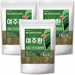 국산 여주환 500g 3개 여주 고함량 90%