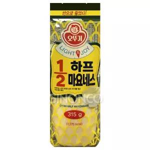오뚜기 하프 마요네즈 315g 1개 요리 저지방
