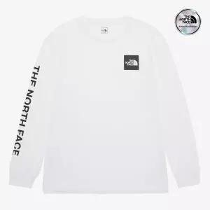 [노스페이스] [노스페이스 공식] NT7TR59B TNF 코어 EX 긴팔 티셔츠 WHITE