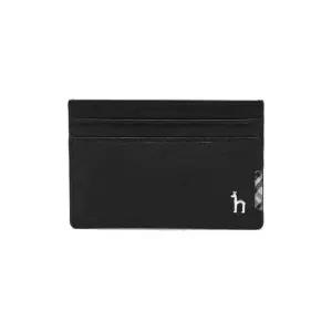 HAZZYS 헤지스 [백화점BEST][CHESTER] 블랙 체크장식 소가죽 카드홀더 HJHO6E286BK 160330
