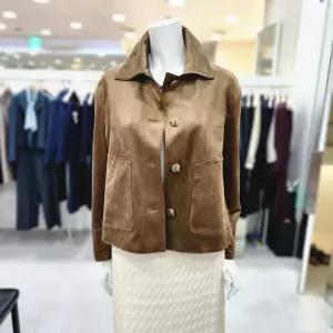 인조스웨이드카라넥자켓 KMLJKQB040_DG