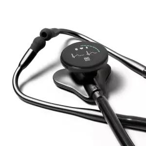 Eko CORE 500TM 디지털 청진기 - 40배 증폭 능동 소음 제거 3-리드 심전도 Eko+가 포함된 FDA 승인 AI 풀