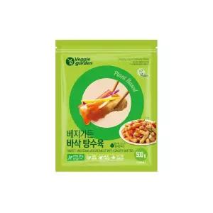 [G] 베지가든 간편요리 바삭 탕수육 500g 2개 / 채식 비건 식물성고기 대체육