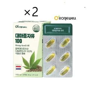 로니웰 대마종자유 캡슐 칸나비디올 리놀레산 식물성30캡슐 2개