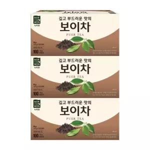 녹차원 보이차 0.9g x 100티백 x 3