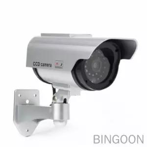 빈군 모형 CCTV 감시카메라 시큐리티소품 CCTV작동중스티커대용 감시카메라모형