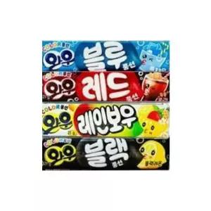 와우껌4종세트 콜라+레인보우+소다+레몬(1개씩)