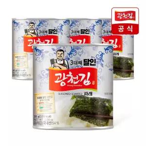 [광천김] 3대째 달인 파래김 캔김 30g 4개