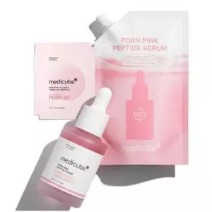메디큐브 피디알엔 핑크 펩타이드 앰플 30ml + 리필50ml + 겔 토너패드(2매입 x 2개)