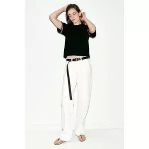 ZARA 자라 진주 니트 스웨터 - 블랙 6427/120/800