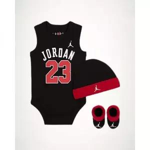 NIKE 조던 베이비 3피스 23 저지 세트 - 블랙 HA7481-010 1951234
