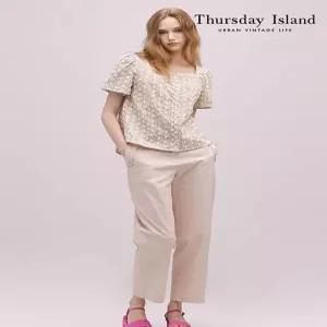[써스데이아일랜드][Thursday Island] 세미 배기핏 팬츠(T244MPT232W)