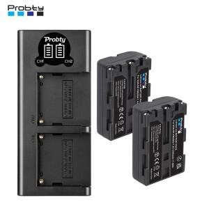 충전기 포함 NP-FM500H 배터리 소니 NP DSLR-A350 DSLR A200 A450 SLT-A99 2300mAh