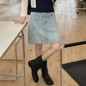 [레코브]절개미디데님스커트