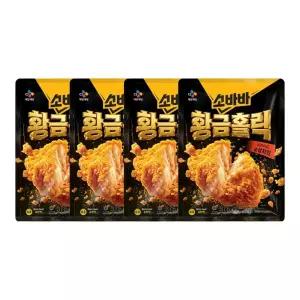 CJ제일제당 고메 소바바 순살치킨 황홀순살 375g x4개