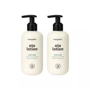 몽디에스 아토로션 펌프형 300ml, 2개, 아기 신생아 유아 베이비 데일리 고보습 민감 얼굴 바디 대용량