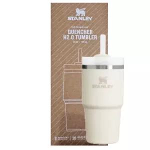 스텐리 보온병 ?처 H2.0 플로우스테이트 텀블러 크림2.0 591ml