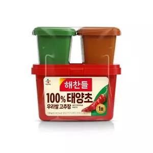 CJ 해찬들 기획(우리쌀고추장1.8kg+재래식된장500g+사계절쌈장500g)