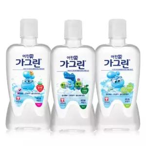 가그린 어린이 380ML 3개 휴대용