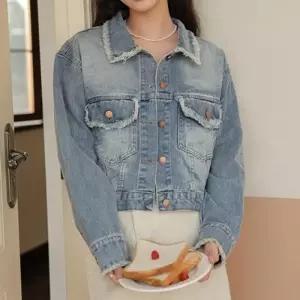 [라일리여성의류] Rly 여성데님 청자켓 스타일 데님점퍼 코디 여친 오버