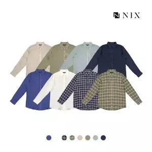 [NIX]남 린넨 레귤러핏 버튼다운 셔츠FNPECSL101P 3257388