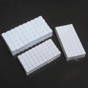 10pcs 10mm 빈 D6 아크릴 흰색 주사위 DIY 쓰기 그림 낙서에 대 한 라운드 코너