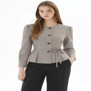 [라인어디션]라티 라운드넥 블라우스 NVBLPI8700