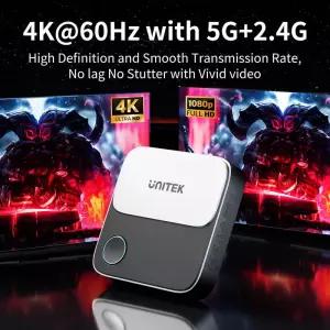 HD 20 무선 디스플레이 동글 KVM 어댑터 4K 60Hz 울트라 스크린 미러링 윈도우 맥 안이드 용 라우터 WiFi