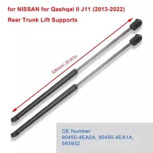 닛산 Qashqai II J 2032022 뒷 트렁크 게이트 스트럿 부츠 지지대 스프링 댐퍼로드 용 2pcs 904504 EA0A