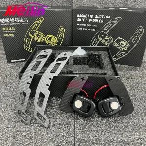 메르세데스 벤츠 205 809 AMG A35 A45 C63 E53 E63 S65 S63 G63 CLA35 스티어링 휠 카본 파이버 마그네틱