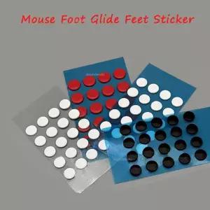 20Pc 6mm 직경 작은 점 범용 마우스 스케이트 DIY 피트 얼음 제어 속도 버전 고무 용