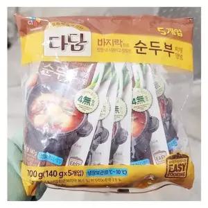 다담 바지락순부두찌개양념 140GX5 b52841 (29266885)