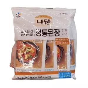 다담 정통 된장 찌개 양념 140g x 4개입 x 1개 b28513 (29266293)
