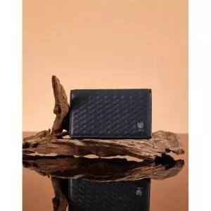 닥스 DAKS MEN'S ACCESSORIES 네이비 짜임패턴 소가죽 카드지갑 DBHO6E830N2 5116