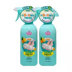 온더바디 코튼풋 발을씻자 풋샴푸 레몬 385ml 2개 / 발샴푸 발세정제