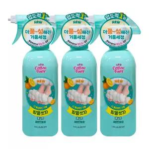 온더바디 코튼풋 발을씻자 풋샴푸 레몬 385ml 3개 / 발샴푸 발세정제