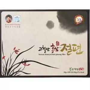 [선물세트] 고철남홍삼 홍삼절편세트 홍삼절임 당절임 (+쇼핑백 증정) 20g x 10포 (44294888)