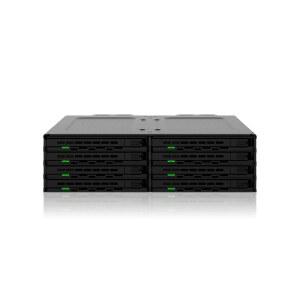 8 베이 2.5인치 SAS /SATA HDD / SSD 모바일 랙 5.25인치 - ExpressCage MB038SP-B