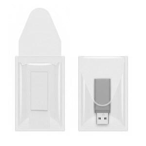 전문가용 USB 드라이브 접착 포켓 | 투명 자가 접착식 보관 슬리브 범용 플래시 홀더 기술 액세서리 정리용 스틱온 파우치 10팩
