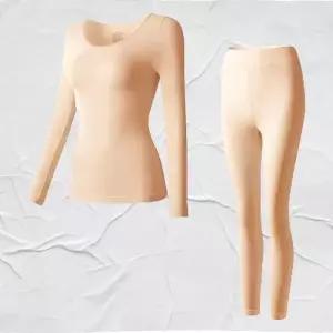 [드림하이브] 따뜻한 기모 내복 세트 여성 홈웨어 겨울 내의 상하의 (41375790)